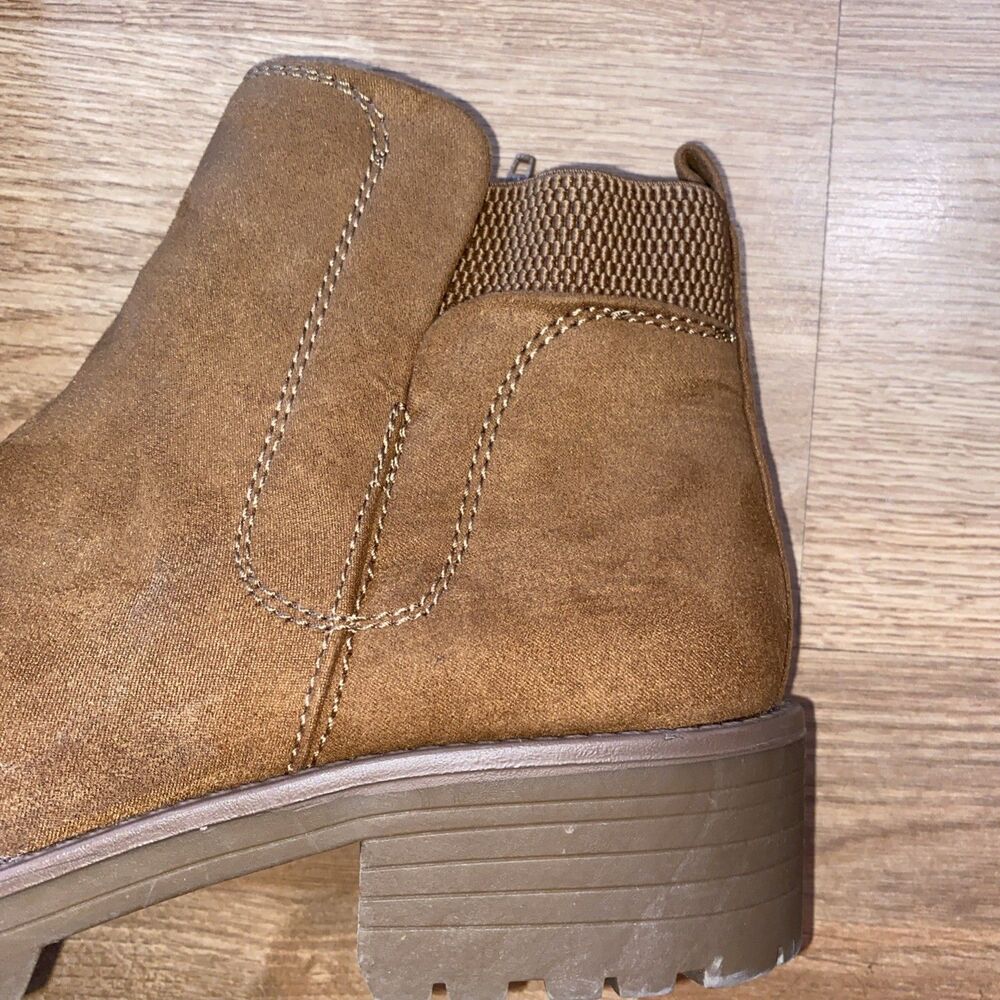 Sun + Stone Kandy Women's Bran Micro Zipper Ankle Dressy Booties Size 9M - Picture 7 of 11